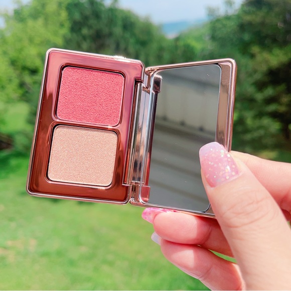 2x Natasha Denona Mini Rose Cheek Duo Cream blush/ highlighter - Picture 2 of 6